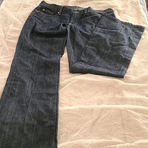 7 FOR ALL MANKIND BOOTCUT DARK JEANS